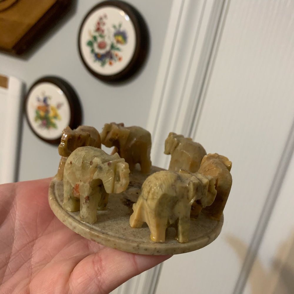 World market elephant candle holder